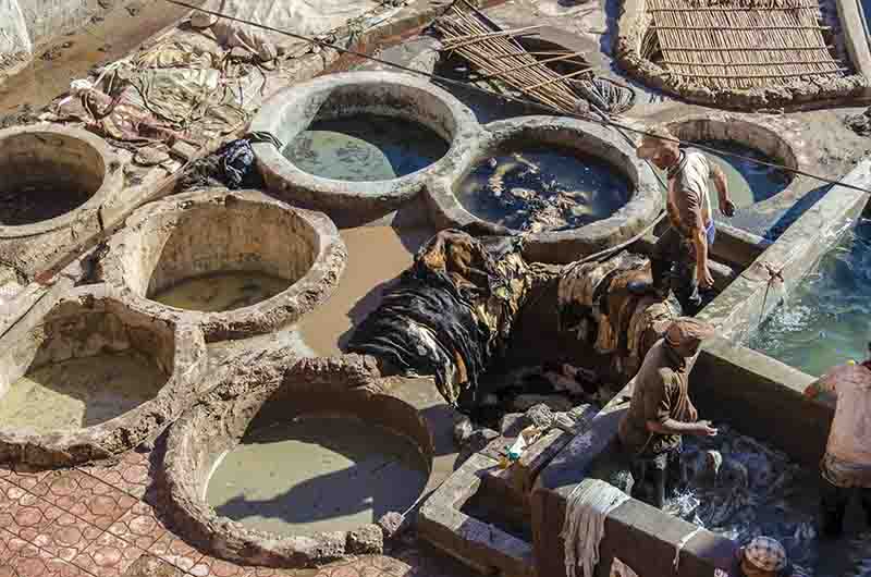 200 - Marruecos - Marrakech - curtidurias